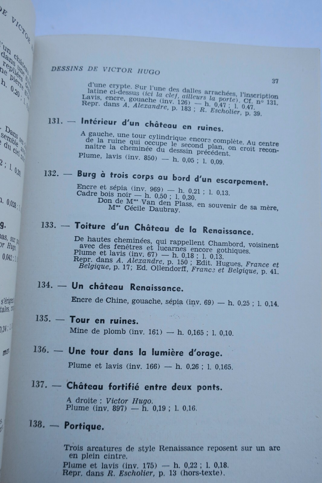 Hugo VILLE DE PARIS Maison de Victor Hugo. Catalogue 1957 – Image 4