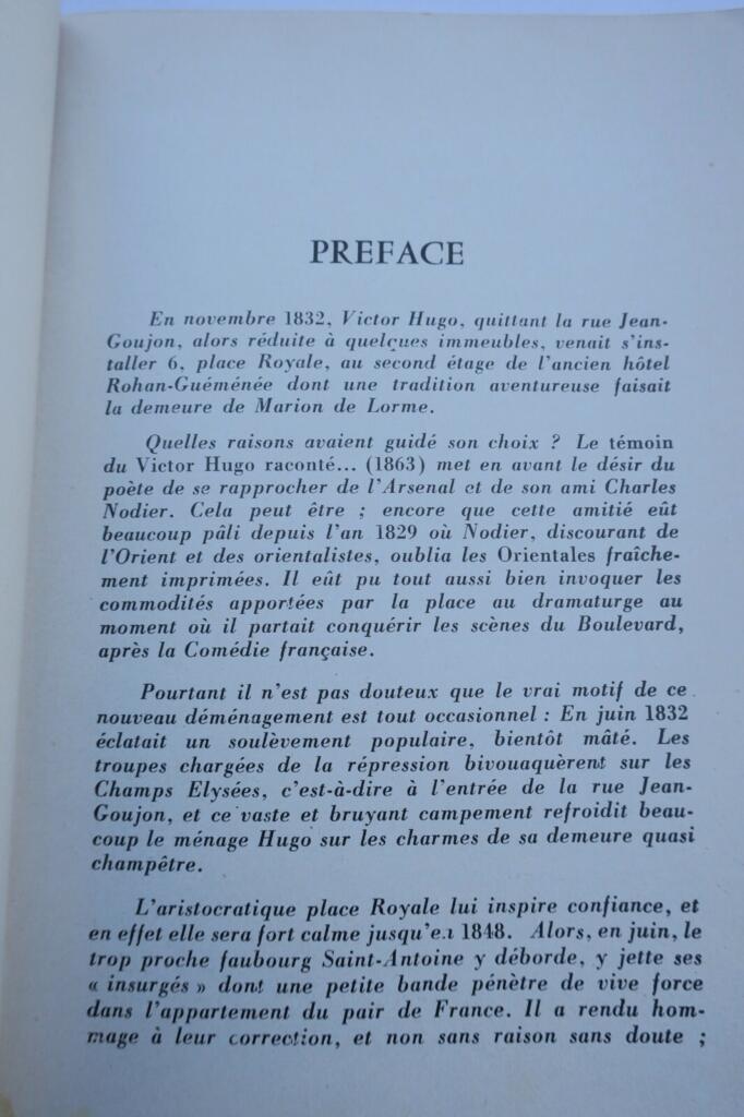Katalog Haus Victor Hugo 1957