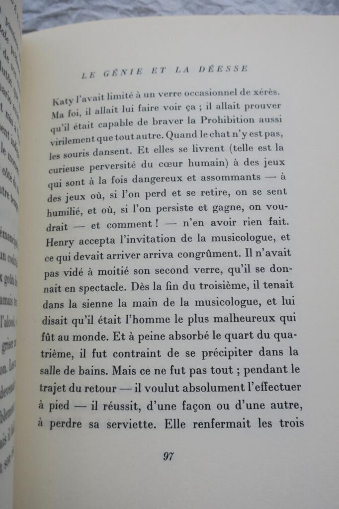 HUXLEY, Aldous. Le génie et la déesse. Roman