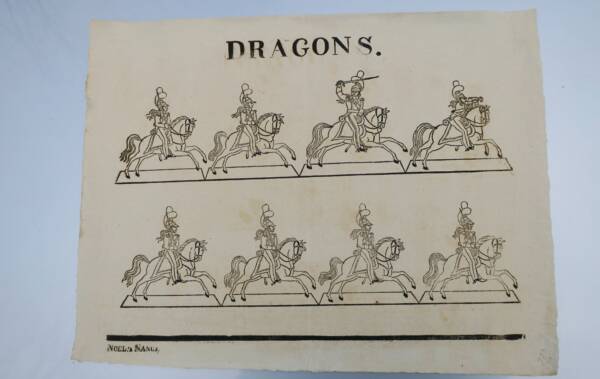 Antique Dragon Imagery Print