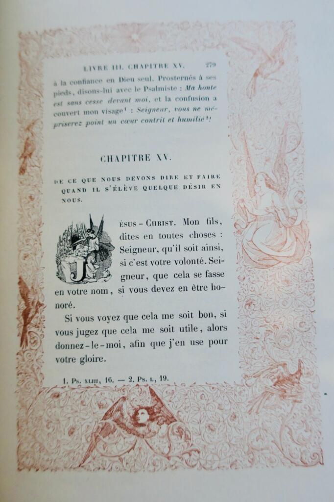 Imitation of Christ with Lamennais' Reflections 1865