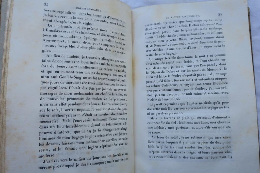Victor Jacquemont Indienreise & Familienkorrespondenz 1833