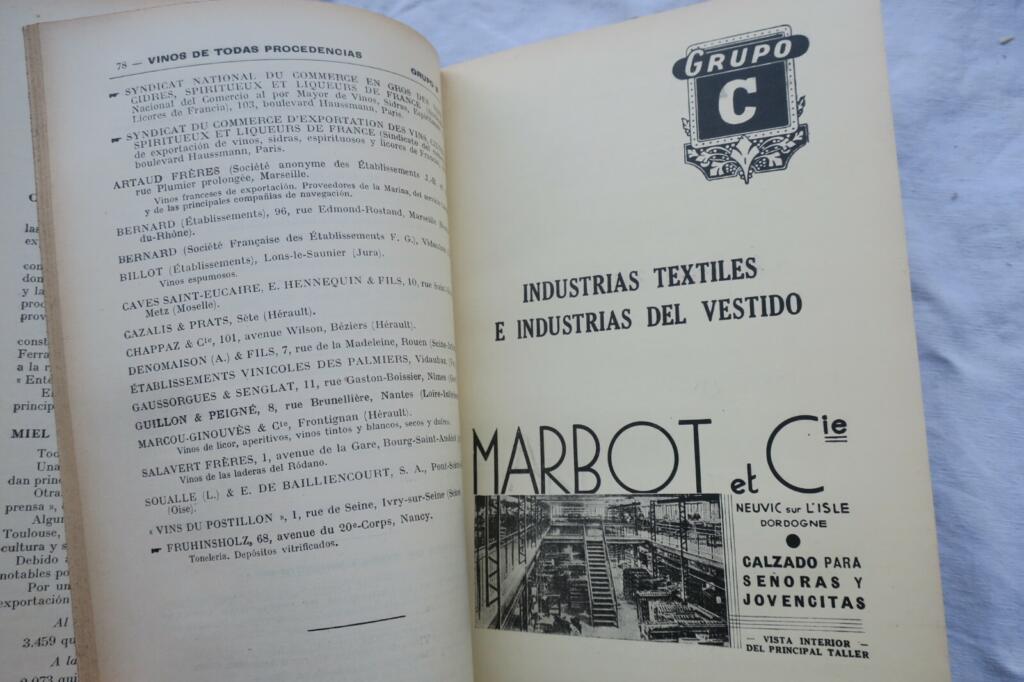 INDICADOR DE LA PRODUCCION FRANCESA. 1935-1938