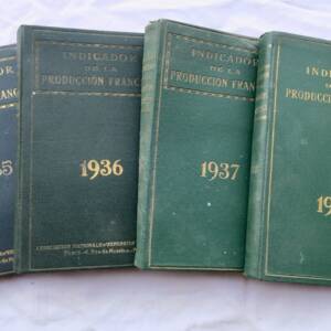 INDICADOR DE LA PRODUCCION FRANCESA. 1935-1938