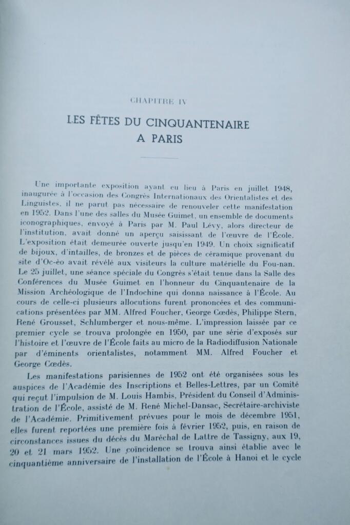 indo-chine Le cinquantenaire de l’Ecole Française d’Extrême-Orient 1953