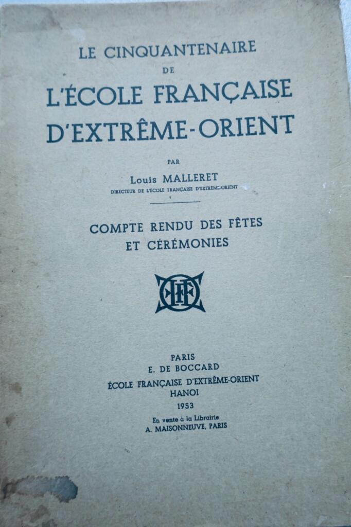 indo-chine Le cinquantenaire de l’Ecole Française d’Extrême-Orient 1953
