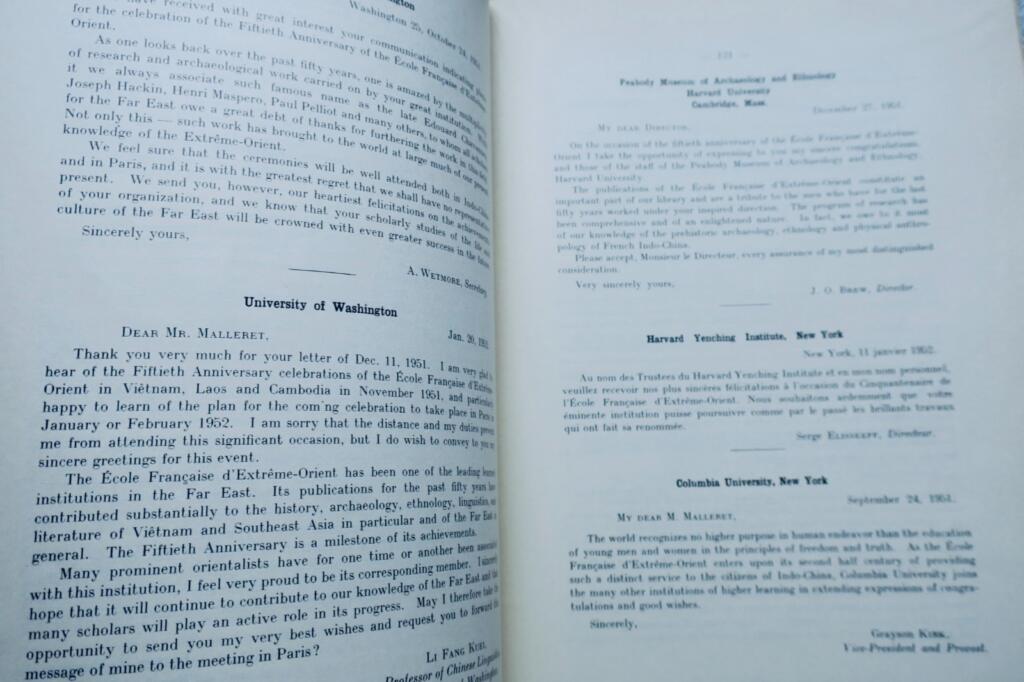 indo-chine Le cinquantenaire de l’Ecole Française d’Extrême-Orient 1953