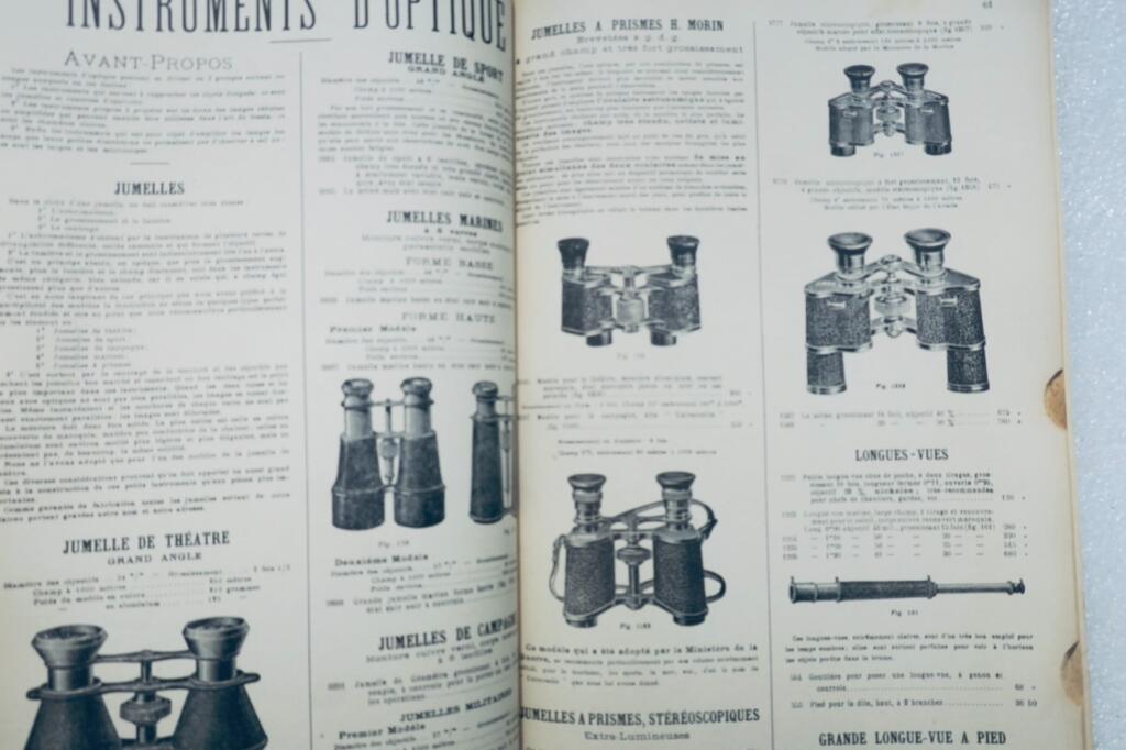 Instruments de précision de marine et de dessin. CATALOGUE FABRICATIONS H. MORIN