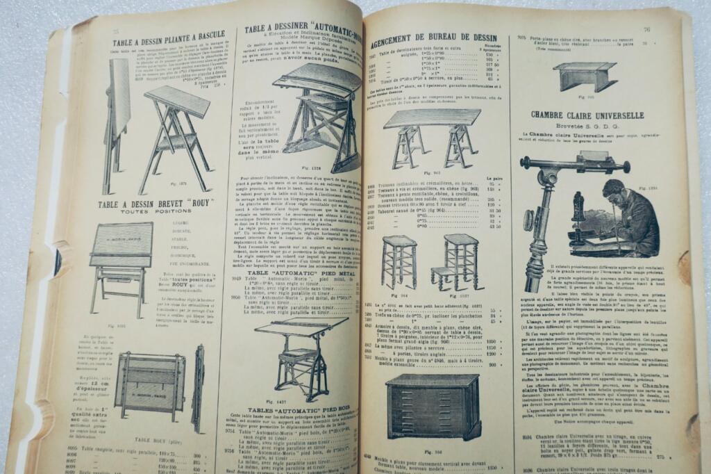 Instruments de précision de marine et de dessin. CATALOGUE FABRICATIONS H. MORIN