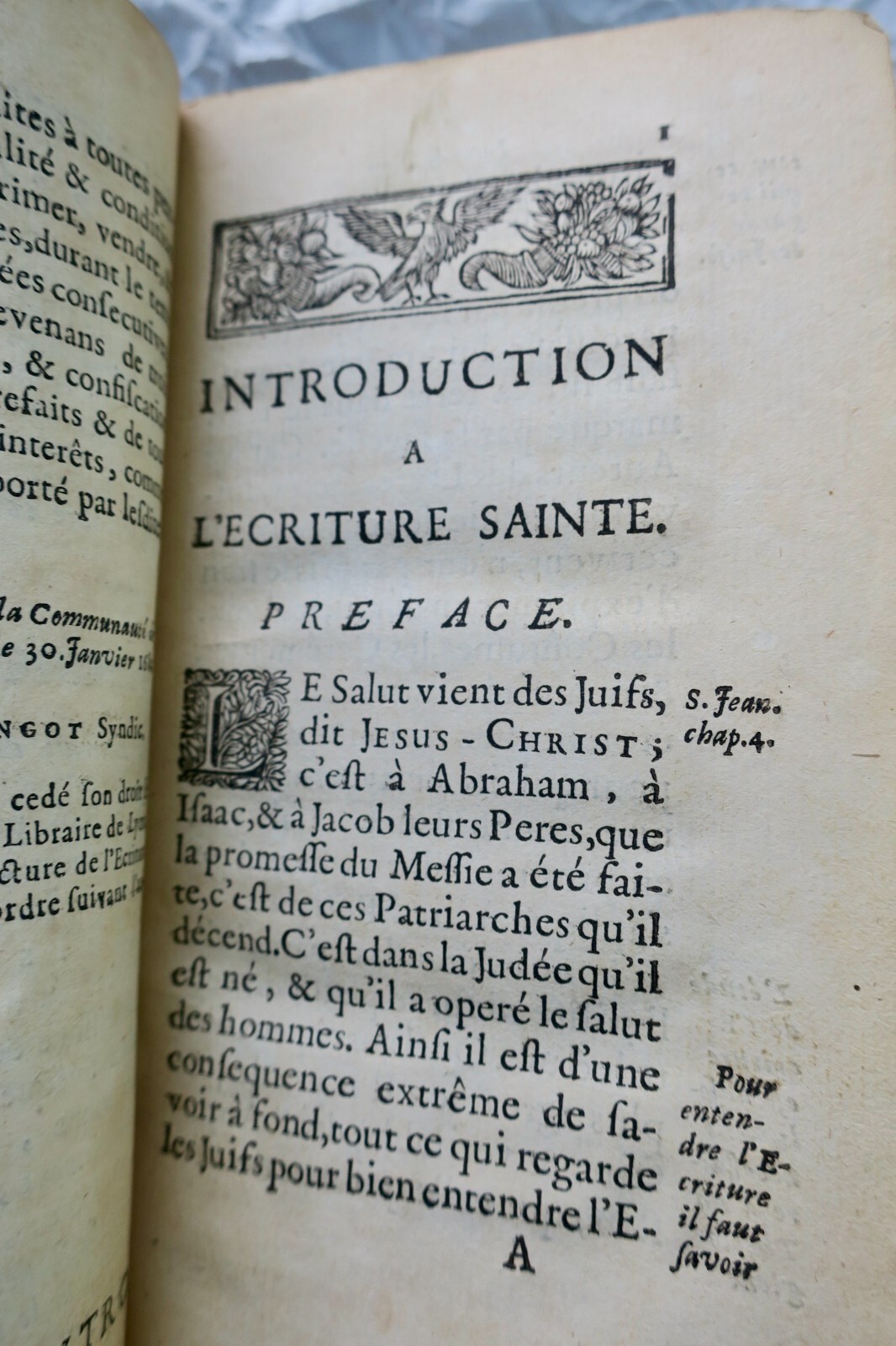 Introduction à l'Ecriture Sainte, composée en latin 1699 – Image 3