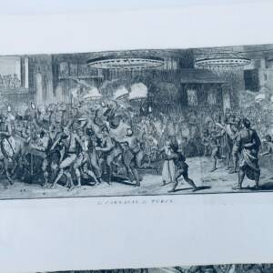 Islam Vizir, Turcs, Janissaires, Mogol.. 7 planches gravées sur acier