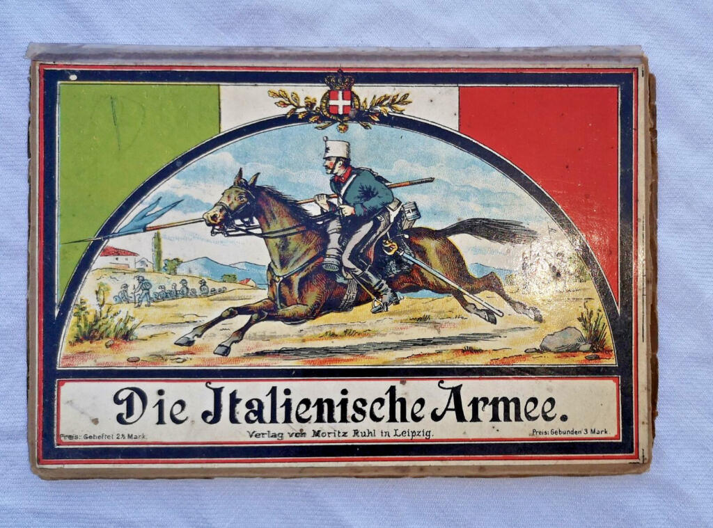 Italian Army uniforms and military ranks circa 1900
