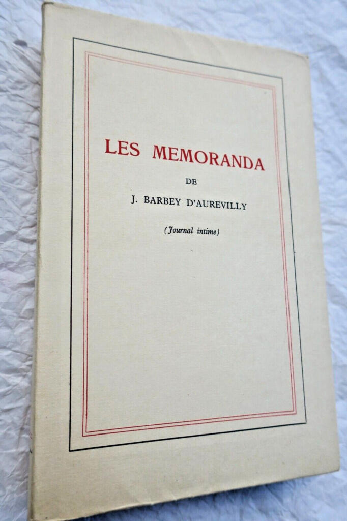 Barbey d’Aurevillys Aufzeichnungen