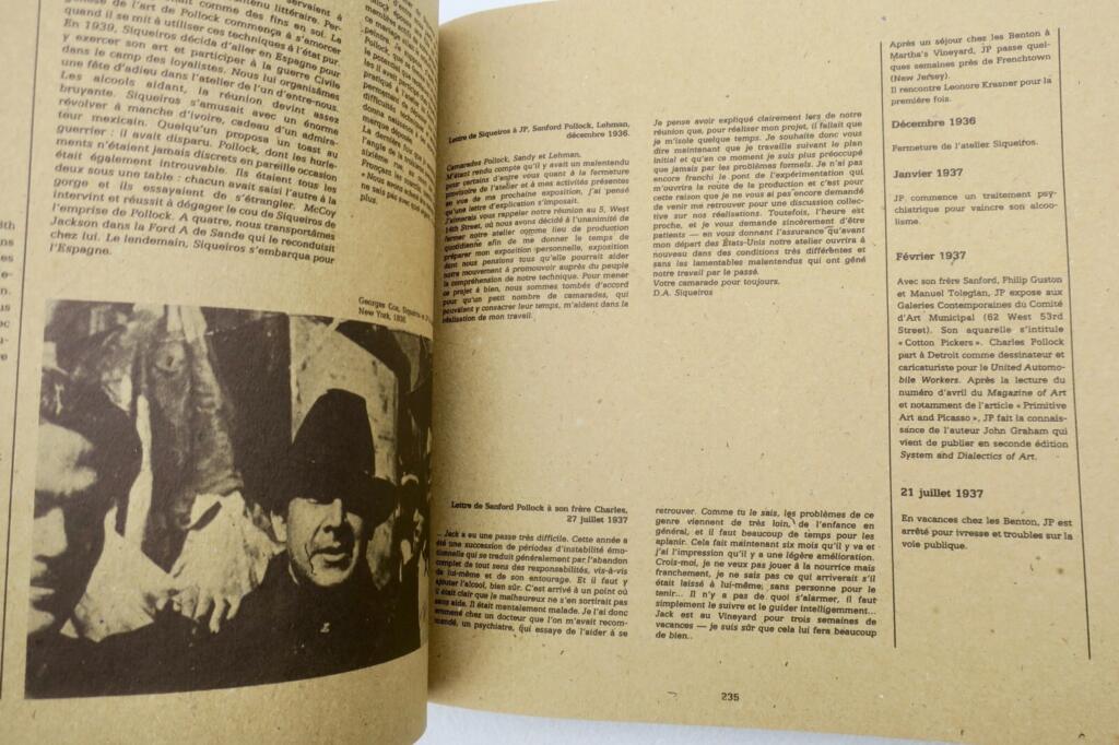 Jackson Pollock: Paris Exhibition Catalogue, 1982