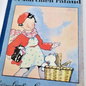 Jacqueline et son chien Pataud