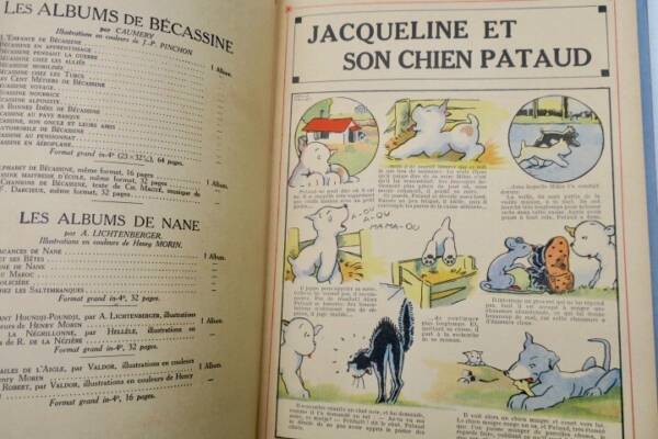 Jacqueline and her dog Pataud