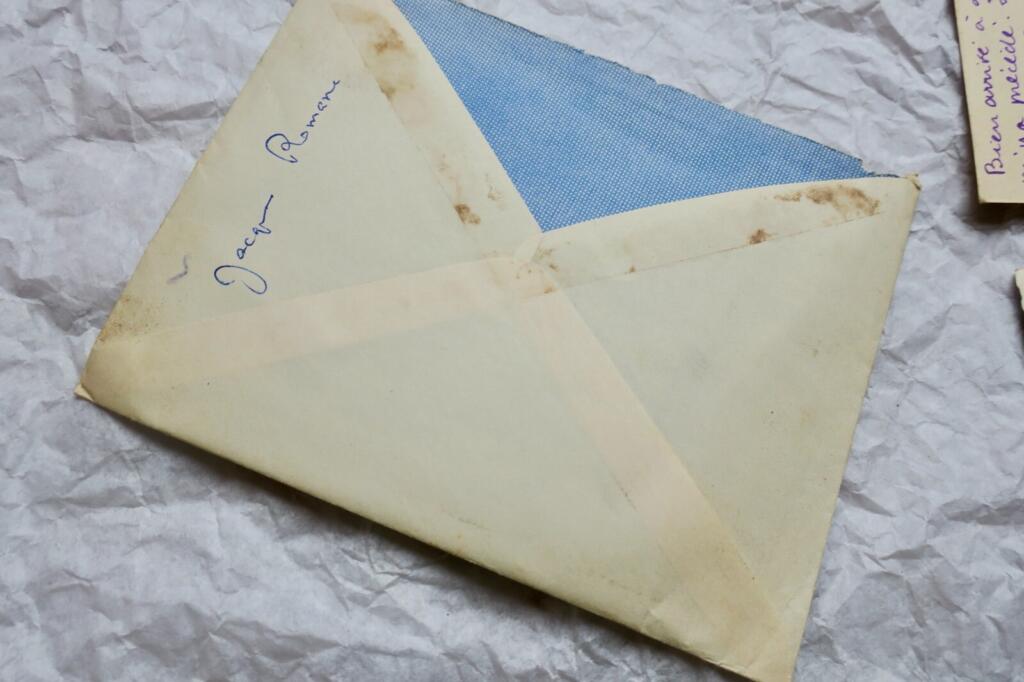 Autograph Letter & Cards from JACQUES ROMANE