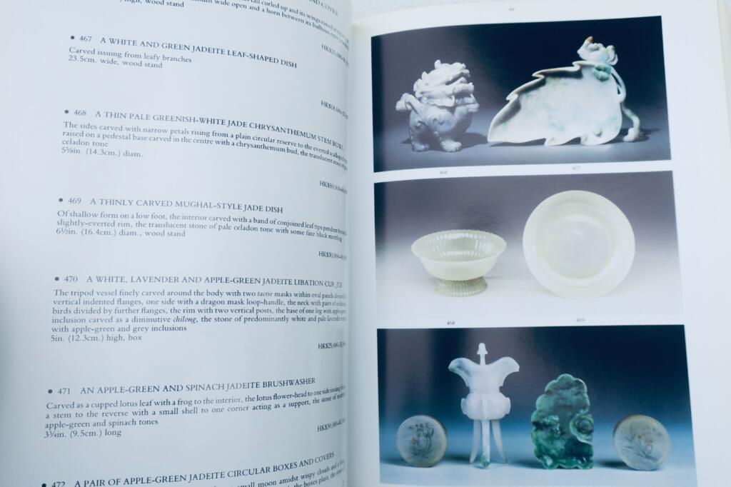 Jadeschnitzereien und Jadeit-Schmuck Auktionskatalog