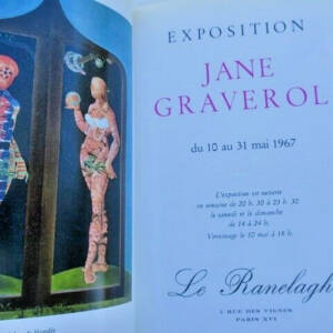 JANE GRAVEROL. EXPOSITION DU 10 AU 31 MAI 1967
