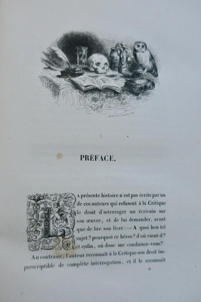 Satirical novel with Johannot illustrations