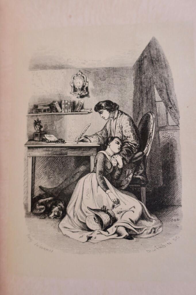 Satirical novel with Johannot illustrations