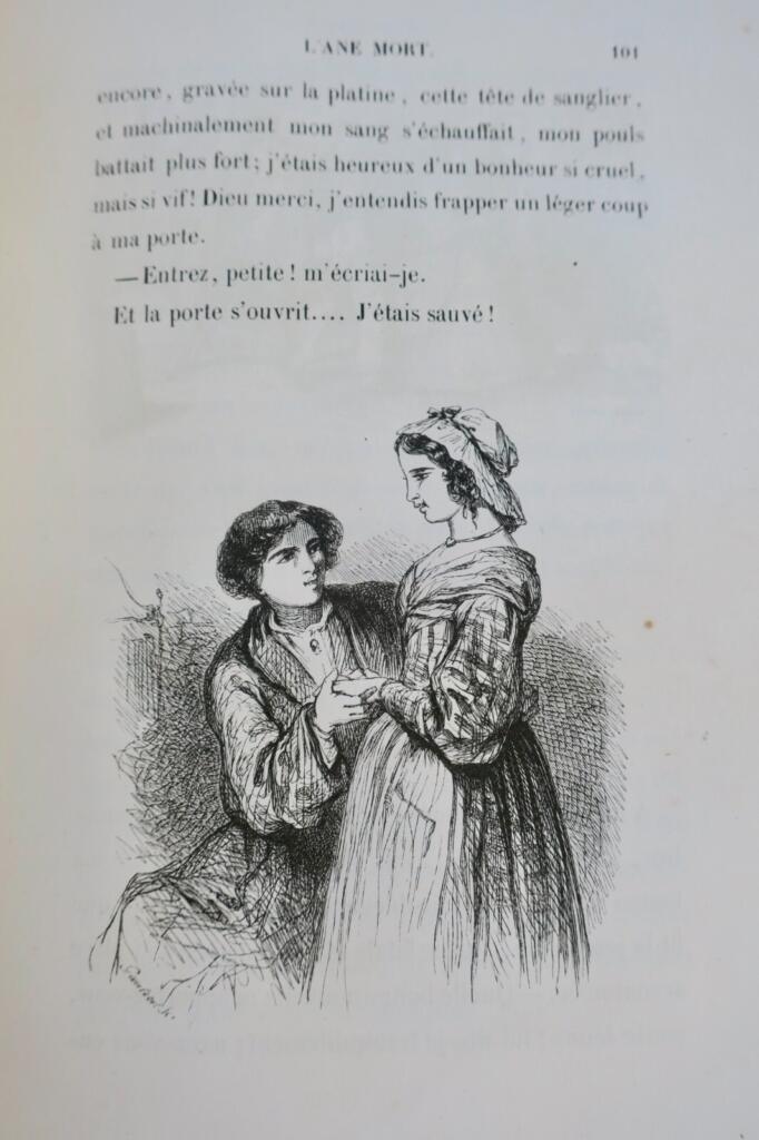 Janin L’Ane Mort édition originale illustré par Johannot
