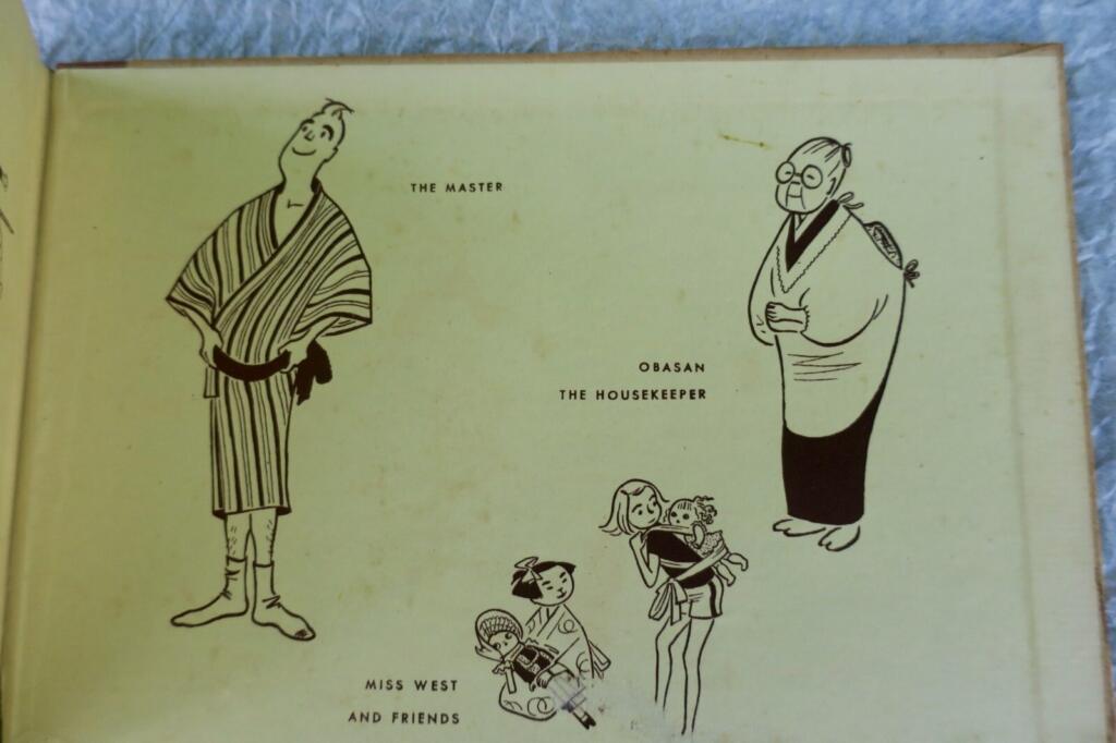 Amerikanische Familie erkundet japanische Etikette durch Karikaturen