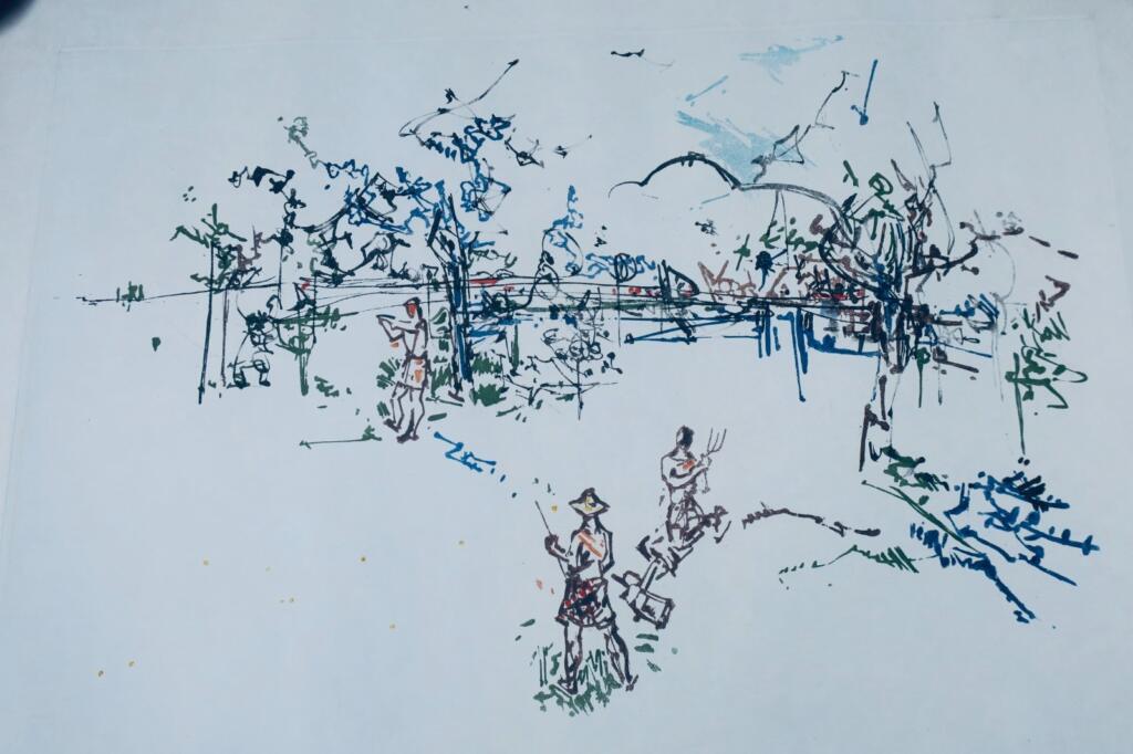 Signierter und nummerierter Druck von Jean Commère