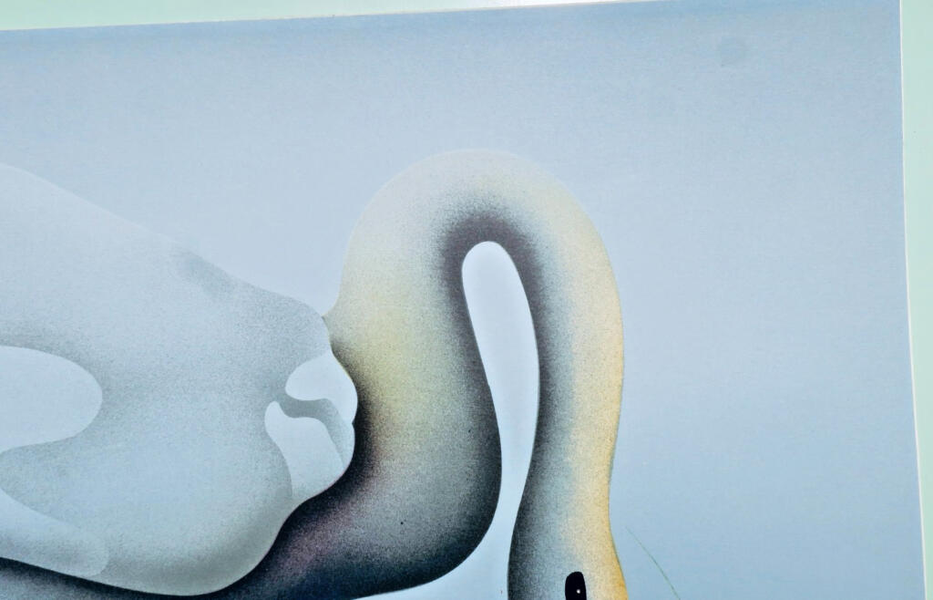 Schwan und Seerose von Donadini