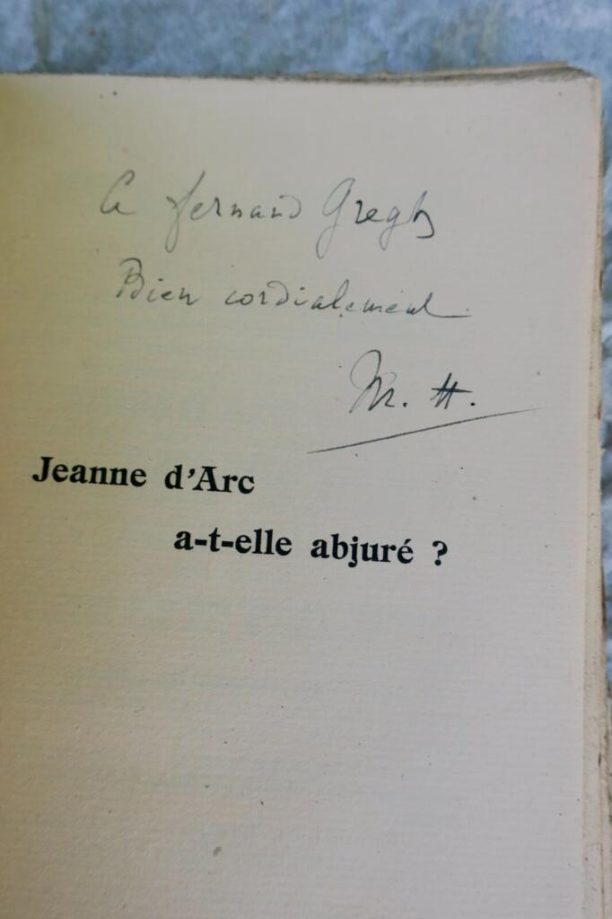 Joan of Arc's Recantation: Critical Study