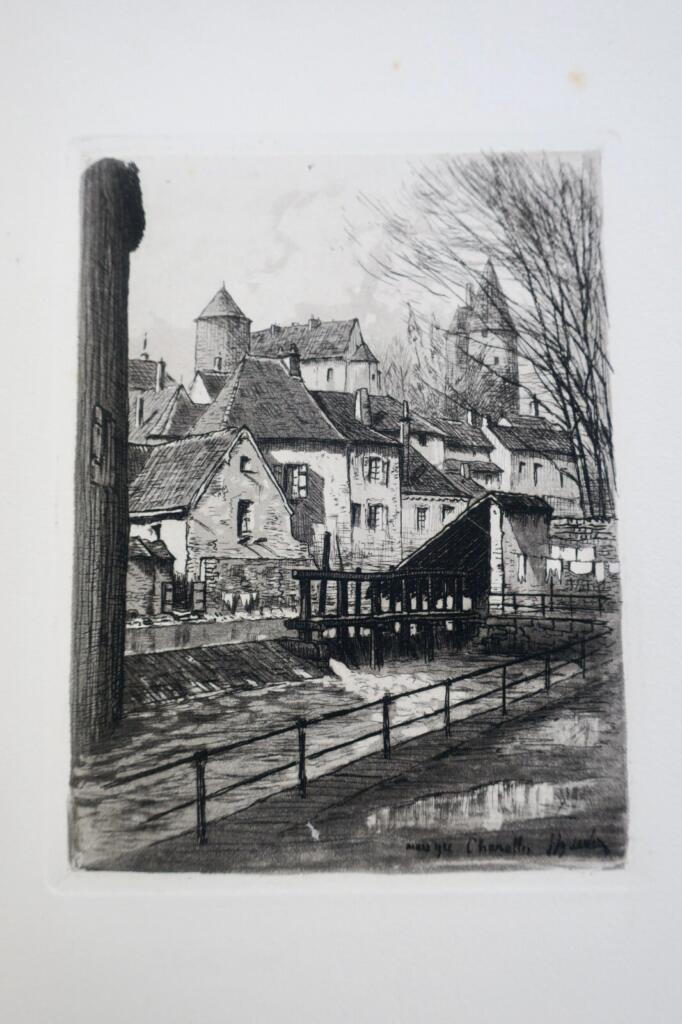 Engravings of Burgundy Life