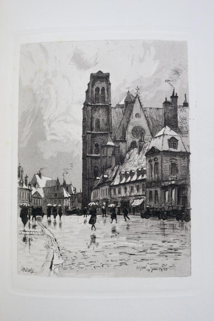 Engravings of Burgundy Life