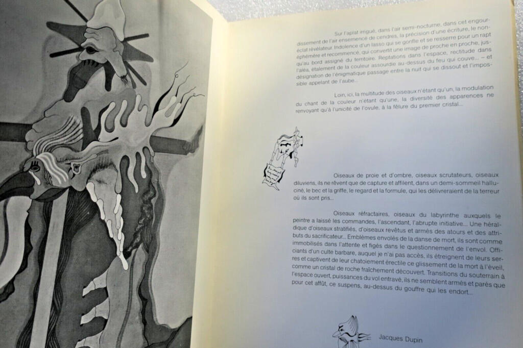 Jorge Camacho Dupin histoire des oiseaux Maeght, 1982