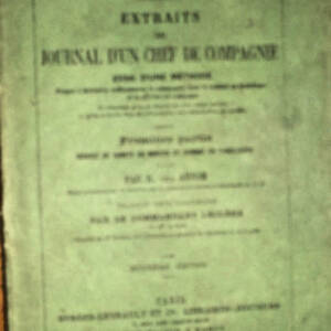 JOURNAL D'UN CHEF DE COMPAGNIE 1874