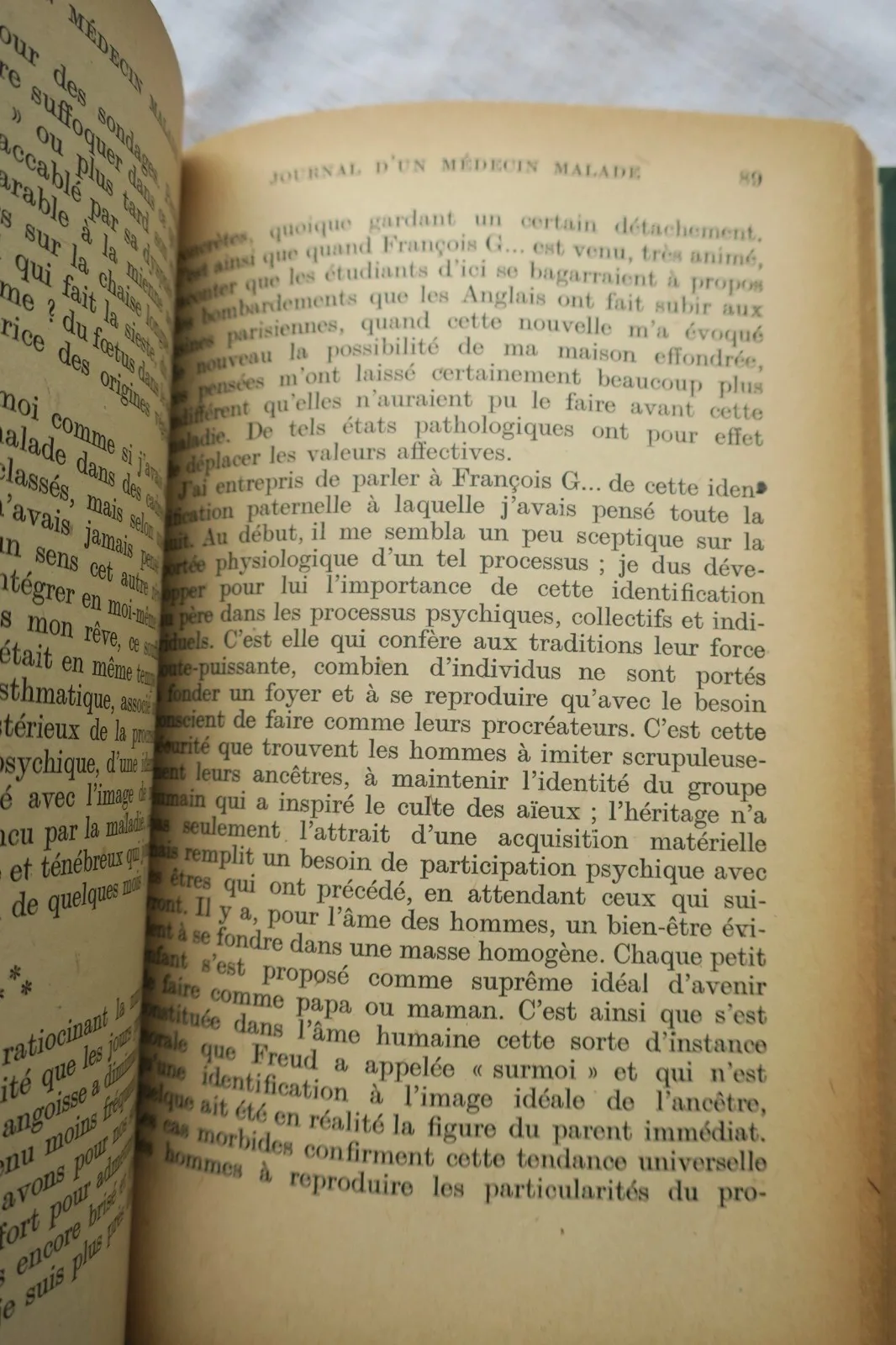 JOURNAL D’UN MEDECIN MALADE OU SIX MOIS DE LUTTE CONTRE LA MORT. - La Librairie Antique