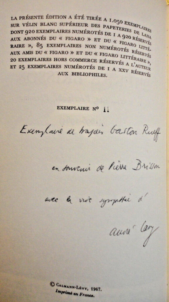 Biography of journalist Pierre Brisson