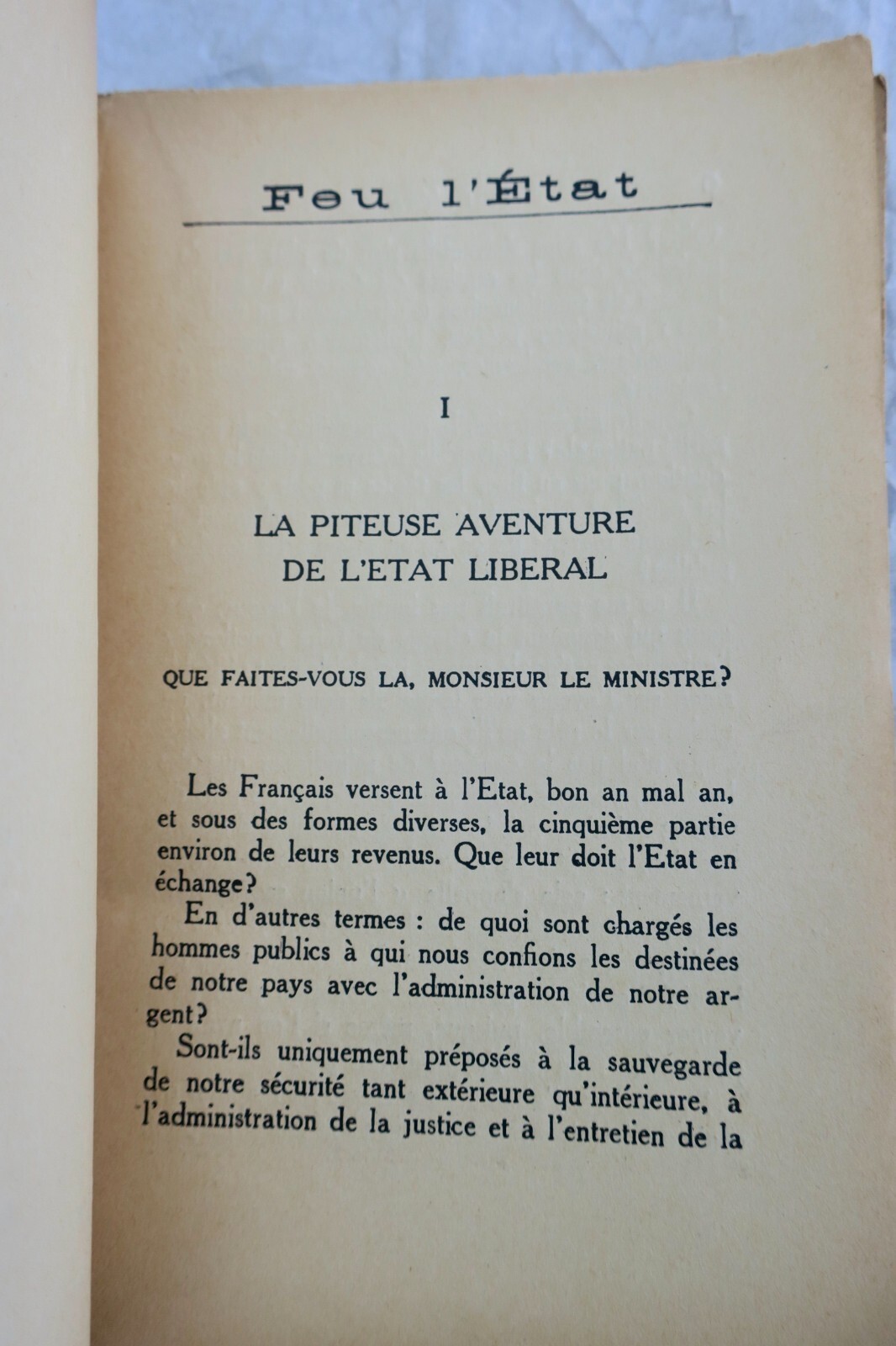 JOUVENEL, Robert de. Feu l'état 1923 – Image 3