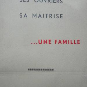 JULES VERGER, SES OUVRIERS, SA MAITRISE... UNE FAMILLE 1938