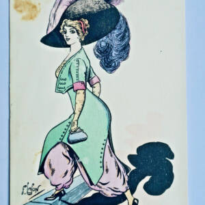 jupe-culotte a la d'Artagnan illustré par F. LAFON