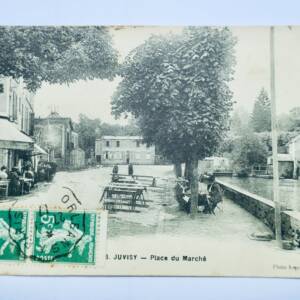 Juvisy place du marché 1917