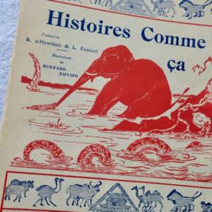 Kipling, Rudyard HISTOIRES COMME CA Fabulet, Louis & Humières 1941