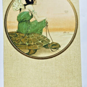 KIRCHNER Raphael Kirchner la femme et la tortue art nouveau