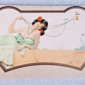 KIRCHNER Raphael Kirchner la joueuse papillons et serpent art nouveau