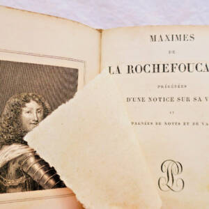 LA BRUYERE. LA ROCHEFOUCAULD. VAUVENARGUES 1826