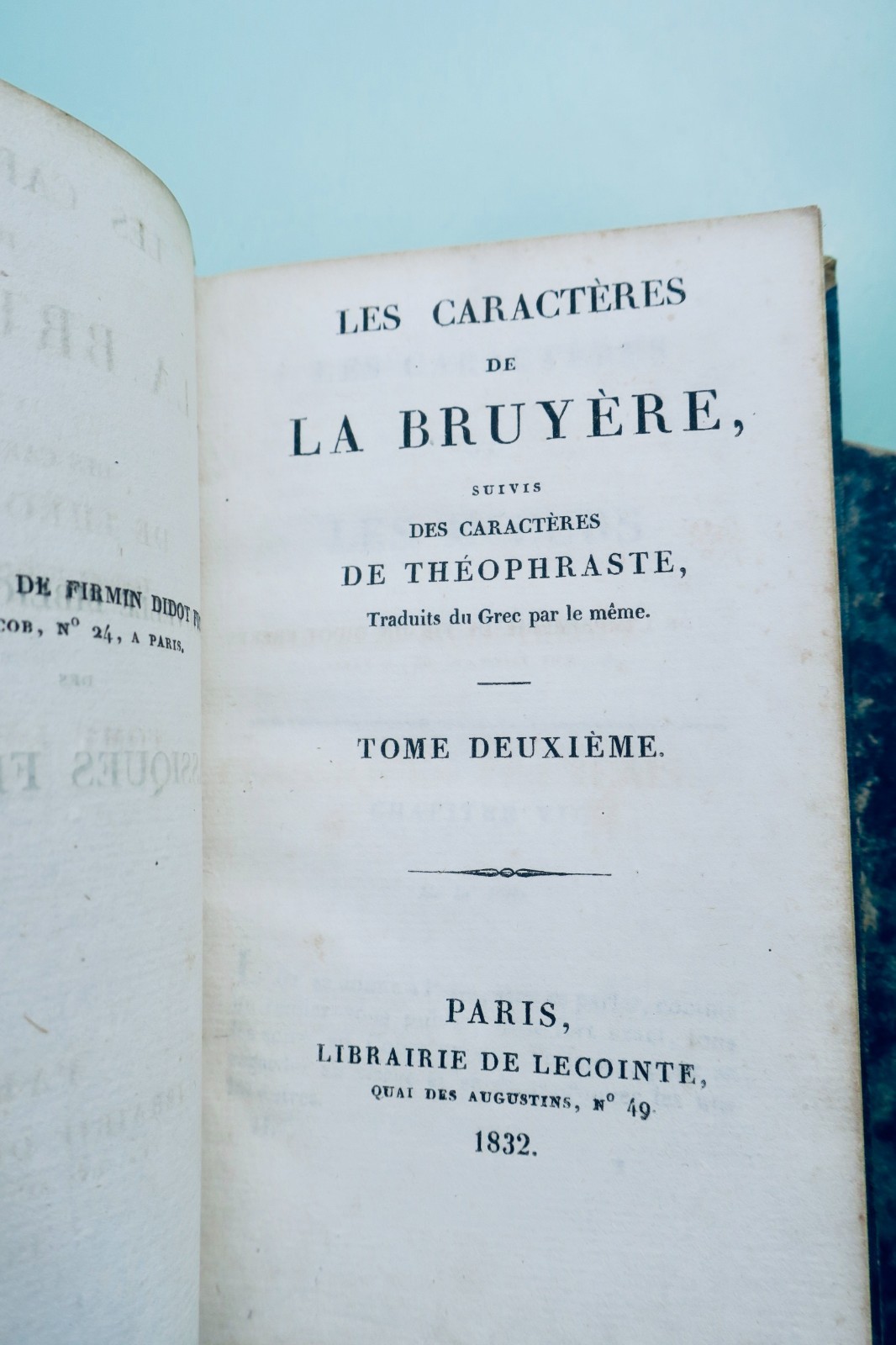 ラ・ブリュイエール「性格論」1832年小型版 - Image 4