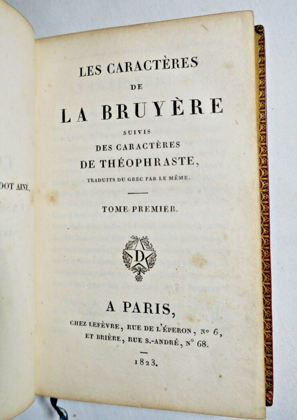 Moral Characters and Classical Portraits
