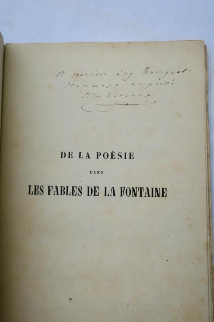 Poetry in La Fontaine's Fables