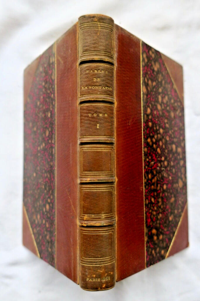 La Fontaines Fabeln und Erzählungen in 4 Bänden, 1868