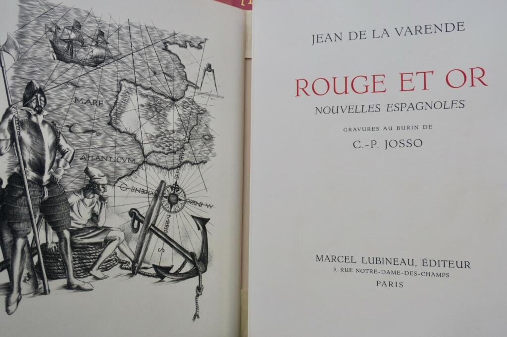 LA VARENDE Rouge et Or – Nouvelles espagnoles illust-Josso