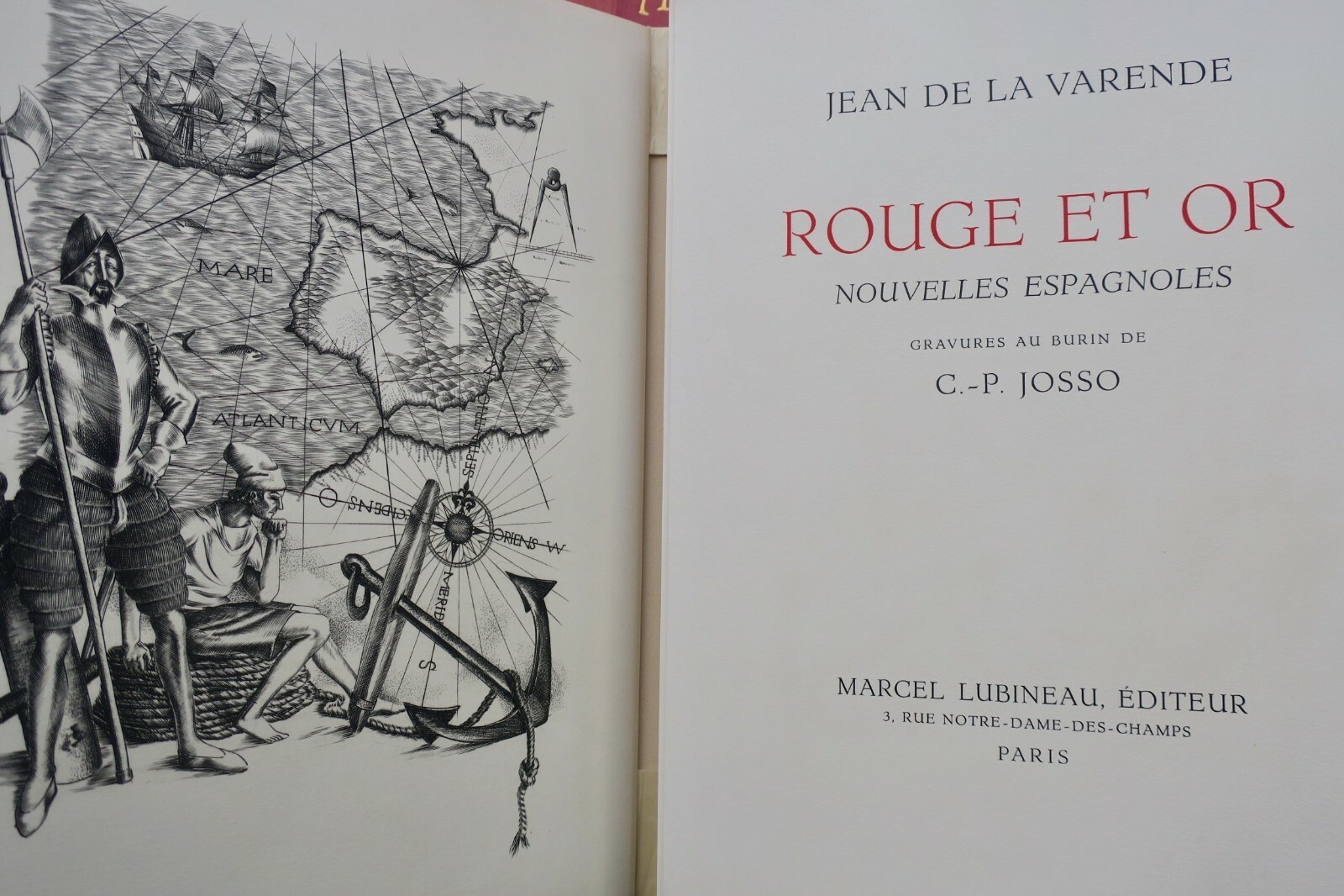 LA VARENDE Rouge et Or - Nouvelles espagnoles illust-Josso – Image 3
